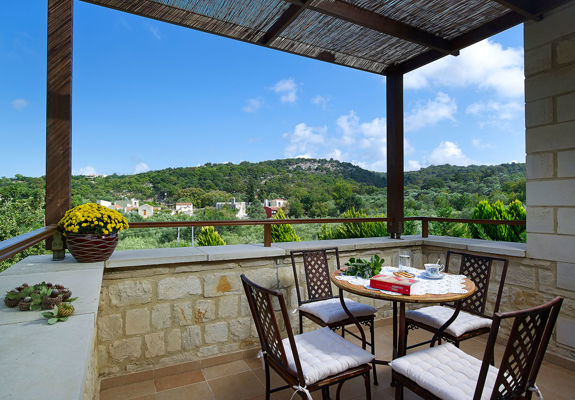 Vederi Estate Villa Alkioni view from the balcony